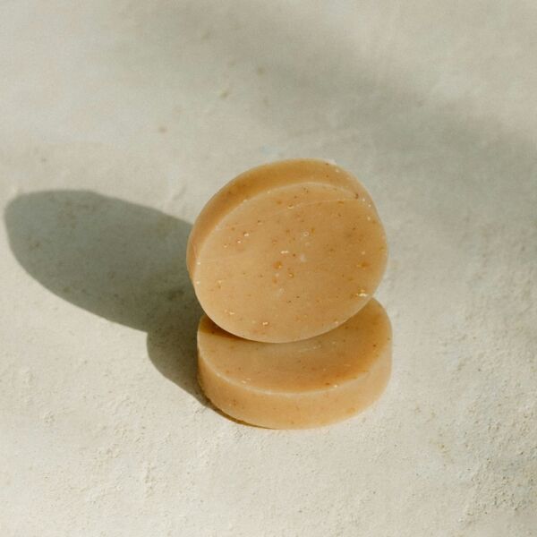 Round body soap